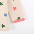 thumbnail image 3 of WIBACKER 2-7 Years Toddler and Little Girls' Long Sleeve Pajamas Set Cotton Top and Pants 2 Piece Sleepwear Pjs - Stars, 3 of 12