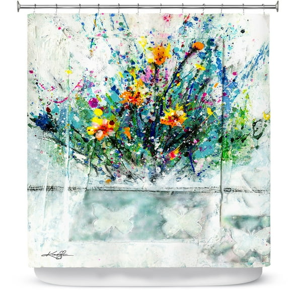 Shower Curtains 70" x 93" from DiaNoche Designs by Kathy Stanion - Sweet Memories 1
