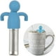 thumbnail image 1 of Infusor de té Leden para té de hojas sueltas Bola de colador de té lindo Filtro de té de malla extra fina de acero inoxidable para taza Mango de silicona Gris, 1 of 6