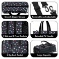 thumbnail image 3 of Teacher Tote Bag,Pioneer Flower Floral Print Pattern Teacher Utility Tote Bag,Large Work Tote Bags for Women with Multiple Pockets,Top Zipper Closure,13.8x10.6x6.7 Inch, 3 of 5