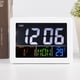 thumbnail image 5 of Reloj despertador digital LCD Jadeshay reloj electrónico color Blanco, 5 of 8