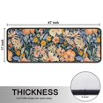 thumbnail image 5 of Kitchen Rugs Sets Of 2,Pioneer Flower Floral Print Pattern Anti Fatigue Kitchen Mat Rugs Non Slip Washable,Decorative Kitchen Floor Mats for Kitchen,Sink,Laundry,17"x47"+17"x47", 5 of 5