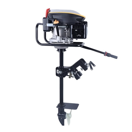 TOOL1SHOoo 9 HP 4-Stroke Heavy Duty Gas Powered Marine Engine Single Cylinder with Air Cooling