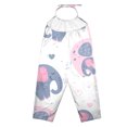 thumbnail image 3 of YUNAFFT Toddler Baby Kids Pant Clearance, Toddler Kids Baby Girls Fashion Cute Sweet Ice Silk Wide Leg Pants Trousers Pants Leggings, 3 of 5