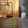 thumbnail image 5 of Candle Warmer Lamp with Timer Dimmer Dinosaur Sweet dino palm cactus Scandinavian cute print Cool Candle Lamp Warmer for Jar Candle with 4 Bulbs Gifts for Women House Warming Gifts, 5 of 8