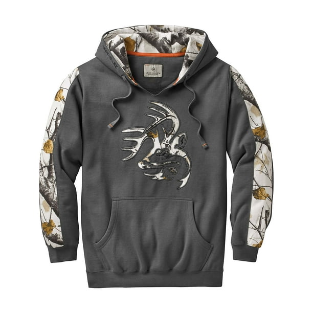 Legendary Whitetails Men's Big Game Snow Camo Outfitter Hoodie