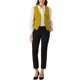 thumbnail image 2 of INSPIRE CHIC Chaleco de mujer Steampunk de terciopelo sin mangas con botones y cuello en V, chalecos de traje S Amarillo, 2 of 6