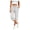 Lightgrey, variant on TEMOFON Womens Capri Pants Summer Cropped Pants Straight Leg Waisted Drawstring Pants with Pockets Lounge Grey L