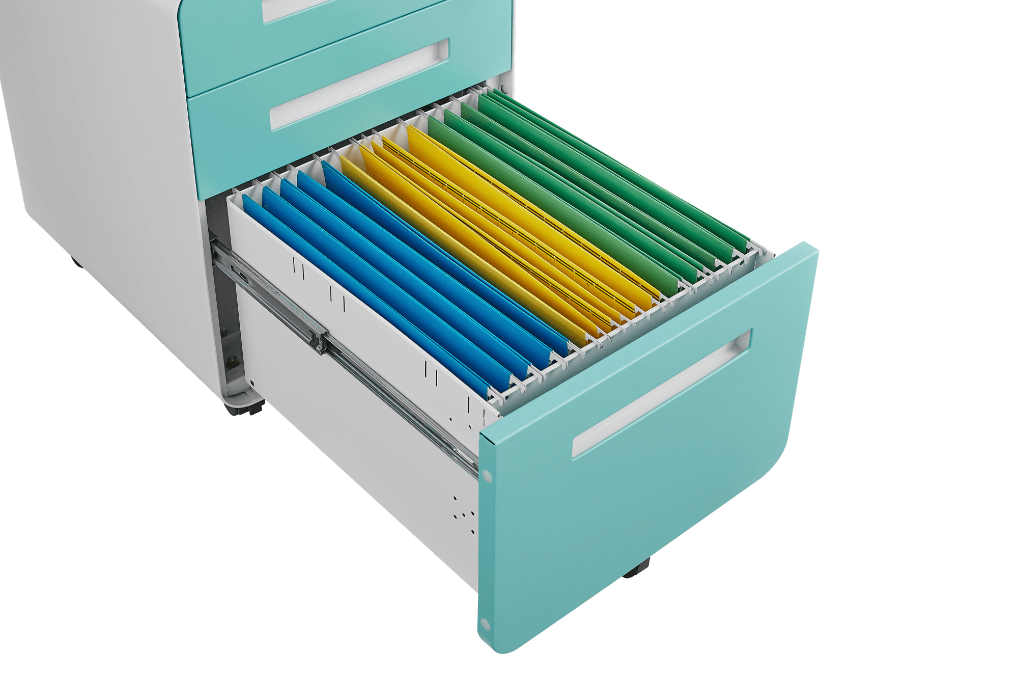 3 Drawer Mobile File Cabinet with Lock,Rolling File Cabinets,Under Desk Small File Caninet on wheels,Metal Vertical Filing Cabnet for Legal/Letter/A4,Fully Assembled