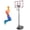 Black+Red, variant on HooKung Portable Basketball Hoops & Goals 32'' Backboard Basketball System Height Adjustable 7.5-9.2ft for Adult Teenagers Indoor Outdoor Use