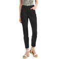 thumbnail image 2 of INC International Concepts Folded Waist Tapered Pants Deep Black 12, 2 of 2