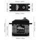 thumbnail image 5 of Servos Equipo Digital 40 RC Metal Gear para 1/12 1/10 1/8 CAR CRAWLER (), 5 of 8