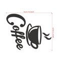thumbnail image 4 of Una taza de calcomanía de pared de café caliente, pegatina de pared, decoración de pared moderna, 4 of 4