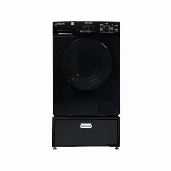 All-in-one Washer Dryer Ventless BUILTIN 0-CLEARANCE 15lbs 110V 1400RPM Pedestal