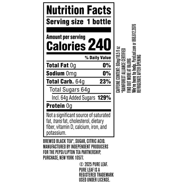 Pure Leaf Extra Sweet Tea, 18.5 fl oz Bottles, 12 Pack photo 7
