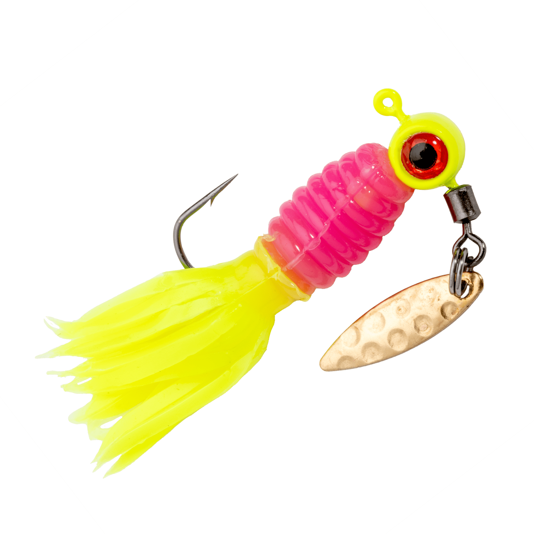 Sausage Head Spins Pre-Rigged Crappie Thunder 1/16 Who Dat
