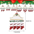 thumbnail image 4 of 1pc Christmas Ornament 2023 With Name Family Of 2/3/4/5/6/7/8 Stocking Custom Christmas Ornament Customized Christmas Tree Ornaments Christmas Decorations For Christmas Tree, 4 of 6