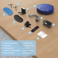 thumbnail image 6 of GOOVI Robot Vacuum Cleaner, 2 in 1 Robot Vacuum and Mop Combo for Pet Hair, Hard Floor, 6 of 9
