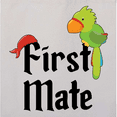 thumbnail image 4 of Inktastic First Mate pirate with parrot and bandanna Tote Bag, 4 of 4