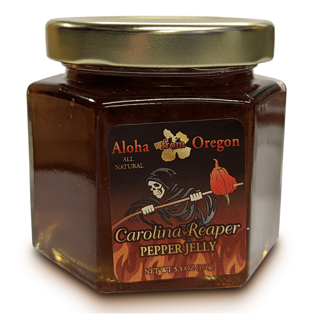 Aloha From Oregon Pepper Jelly, Carolina Reaper 10oz.