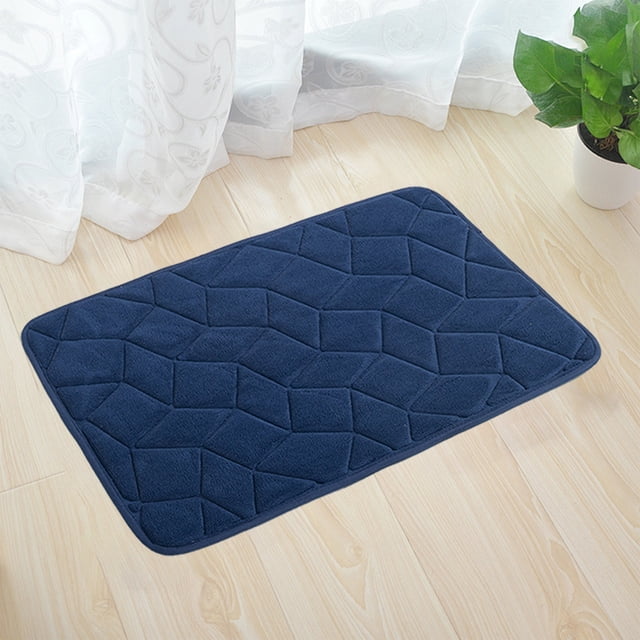 Xihbxyly Alfombrilla de Baño Absorbente y Antideslizante, Impermeable, Lavable, Ideal para Interior y Exterior, Ideal para Baño, Inodoro y Entrada, 40 X 60 Cm.