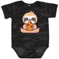 thumbnail image 3 of Inktastic Sloth Pizza Boys or Girls Baby Bodysuit, 3 of 5
