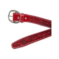 thumbnail image 3 of CTM Leather Western Embossed Belt with Removable Buckle, 3 of 5
