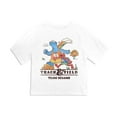 thumbnail image 4 of Sesame Street Track Field Women's Boxy Cropped T-Shirt Casual Graphic Tee, 4 of 4