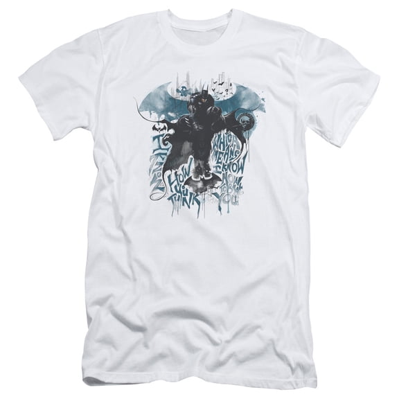 Batman Arkham Knight I Know S/S Adult 30/1 T-Shirt White