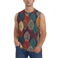 thumbnail image 1 of Fotbe Autumn Leaves Men's Camiseta sin Mangas Estampada para Hombres, Playera Casual para Gimnasio, Entrenamiento, Playa-Small, 1 of 7