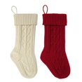 thumbnail image 1 of Calcetines navideños, decoración, medias tejidas de alce, calcetín, bolsa de regalo para dulces, adornos para árboles de Navidad, 1 of 5