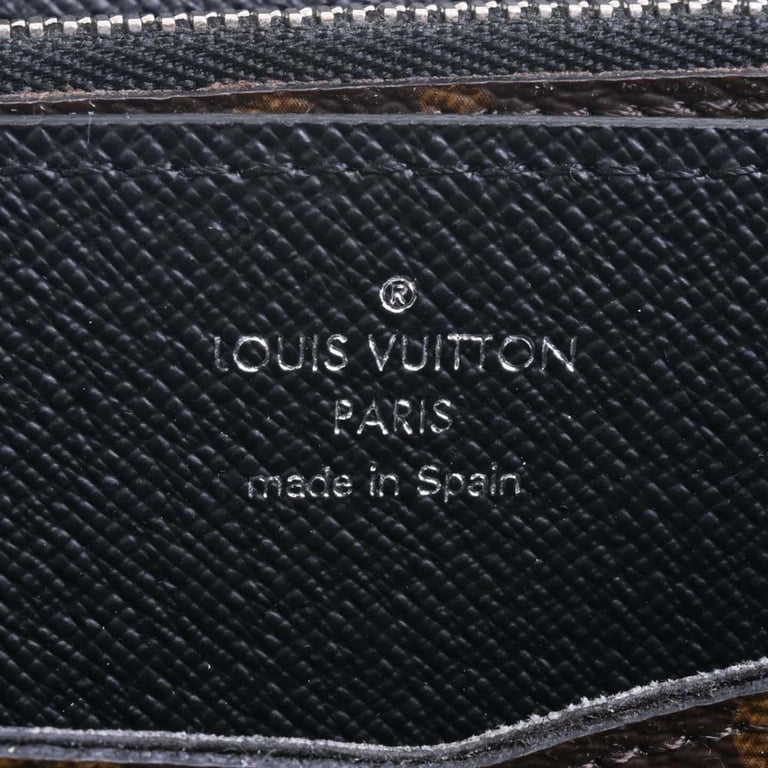 Pre-Owned LOUIS VUITTON Monogram Macassar Zippy XL Round Long 