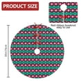 thumbnail image 2 of 30 Inch Christmas Tree Skirt – Velvet Plush Tree Mat, Soft Thickened Polyester with Red Ties, Single-Sided Printing, Available in 30in/36in/48in, Perfect for Holiday Xmas Tree Decoration, 2 of 7