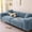 Light Blue, variant on Soft Woven Sofa Cover, 53" x 37 Pet Friendly Couch Slipcover with Stretch Elastic Fabric Furniture Protector for Living Room Bedroom Home Daily Use