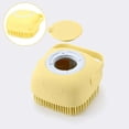 thumbnail image 4 of Cepillo de de de silicona Depurador corporal de masaje suave para la Amarillo shamjiam Cepillo de baño de masaje, 4 of 9
