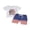 White, variant on BemeyourBBs Toddler Baby Boy 4th of July Outfit Patriot Independent Day Clothes Cute American Flag Raccoon Short Sleeve T-shirt and Shorts Set Toddler Boy 2 Piece Summer Outfit