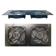 Coolerguys Dual Thermal Control 120mm AV Cabinet Cooler with Gentle Typhoon Fans