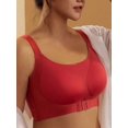 thumbnail image 4 of Wire-Free Bra For Women, Thin Type, To Reduce Chest And Armpit Fat, Prevent Sagging, Full Coverage Cup, Plus Size, Front Button Buckle, Gathering, 4 of 4