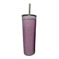thumbnail image 2 of Termo Nuvo Regalos Siglo XXI Doble pared insulado Rosa y Morado Glitter, 2 of 4