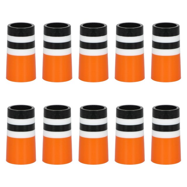 QualitChoice 10 Pieces Golf Iron Ferrules Portable Caps End for Golf Course Golfer Adults Style I Style F