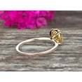 thumbnail image 6 of 1.25 carat Classic 8x6mm Oval Champagne Diamond Moissanite Solitaire Engagement Ring on 10k Yellow Gold, 6 of 6