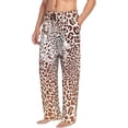 thumbnail image 6 of Vsdgher Leopard Brown Mens Pajama Pants Sleep & Lounge Pants, PJ Pants-XX-Large, 6 of 6
