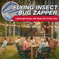 thumbnail image 5 of PIC Plastic Handheld Bug Zapper with Bottle Opener, Fly Swatter Racket Trap, Blue, 1 Pack, 5 of 6