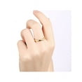 thumbnail image 3 of Thin Yellow Gold Plated Stainless steel 2mm Wedding Band Ring, 3 of 3
