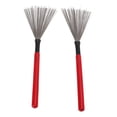 thumbnail image 1 of Drum Brush, Drum Stick Brush Instrument Accessory  For Playing Red, 1 of 8