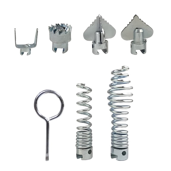 Drain Cleaner Combination Cutter Head Set,16mm Steel Cutter Head for Dredging