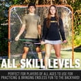 thumbnail image 3 of Franklin Sports Lacrosse Goal - Official Size Portable Steel Goal - 6' x 6', 3 of 13