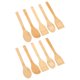 thumbnail image 2 of GOOHOCHY 10 espátulas antiadherentes de bambú: utensilios de cocina, cucharas ranuradas para inauguración de la casa, sartén antiadherente para huevos, tortillas, crepes y filetes., 2 of 8