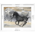 thumbnail image 5 of Art.com Prancing Trio Art Print by Albena Hristova, White Frame Wall Art, 21" x 17", 5 of 5