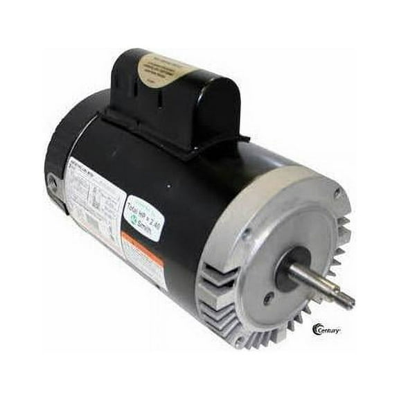 56J C-Face 1 or 0.12 HP Dual Speed Full Rated Pool and Spa Pump Motor, 6.3/2.3A 230V B2975